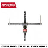 2 in. to 7 in. Adjustable Hole Saw Cutter