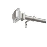 Prism Adjustable Curtain Rod Kit, 66 120 in