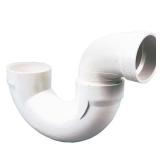 4 in. PVC DWV Hub x Hub Solvent Weld P-Trap