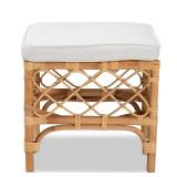 Orchard Natural Rattan Ottoman