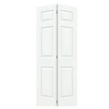 30x80 in. 6-Panel Primed Bi-Fold Closet Door