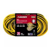VividFlex 50 ft 14/3 Extension Cord, Yellow