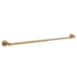 Wake Telescoping Wall Towel Bar, Satin Gold