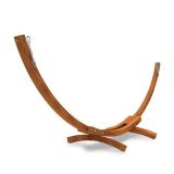 10 ft Pine Hardwood Arc Frame Hammock Stand