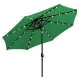 Sun-Ray 9 ft 32LED Patio Umbrella Green
