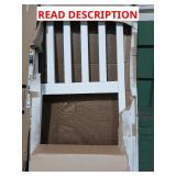 Wooden screen door