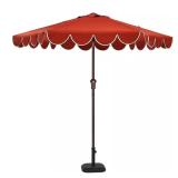 Hampton Bay 7.5 ft Market Umbrella, Chili