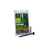 SPAX 5/16 x 4-in Black Washer-Head Screws (12)