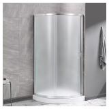 Breeze 32" Corner Shower Kit w/ Frosted Door