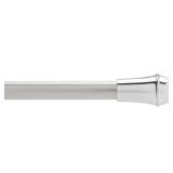28-48 in. Cafe Curtain Rod Kit Satin Nickel