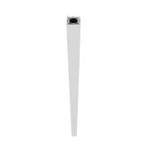 Column Post 2500 lb, 4x108 White Sq. Base