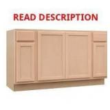 Sink Base Cabinet 60" x 24" x 34.5" **HAS DAMAGE
