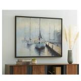 Worthney Framed Coastal Art Print 40x50