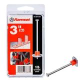3 in. Drive Pins with Washers (15-Pack)
