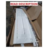 Set of white shutters
