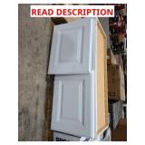 (DAMAGED) White Cabinet