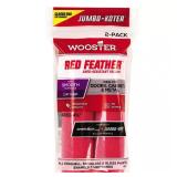Velour Fabric Jumbo-Koter Red Roller (2-Pack)