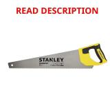 Trade Cut 20 in. Tooth Saw