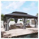 20 ft x 14 ft Outdoor Gazebo with Aluminum