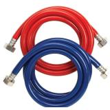 3/4 in. FHT x FHT Washing Machine Hose Pair