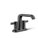 Ashan 4-In Centerset 2-Handle Faucet Black