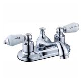 Teapot 4 in. Centerset Bathroom Faucet, Chrome