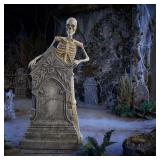 5FT Skelly Tombstone