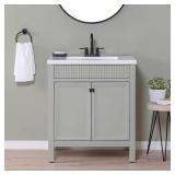 Fox Glade 31 in. Sink Vanity with Marble Top