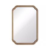 24x36 Pine Wood Wall Mirror - French Country