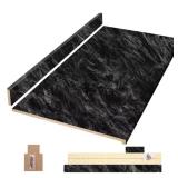 6 ft. Laminate Countertop Kit in Sombra