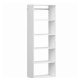 Style+ 25 in. W Hanging Wood Closet Tower