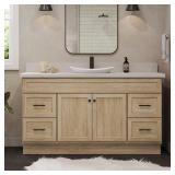 Canfield 60 in. Bath Vanity, Sandstone