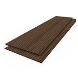 Tan Walnut Wood Slat Acoustic Panels 2-Pack
