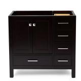 Cambridge 36" Bath Vanity Cabinet, Espresso