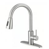 Single Handle Pull Down Sprayer Kitchen Faucet Co