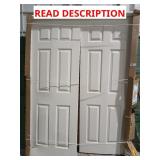 Double doors 55"x80"