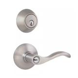 Defiant Naples Satin Nickel Deadbolt Pack