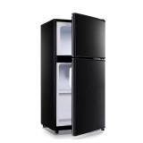 3.5 cu. ft. Compact Fridge Black 2-Doors