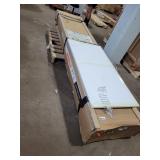 Steel Short Panel Garage Door, 8x7 white