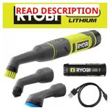 USB Cordless Detail Scrubber Kit with Battery