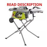 15 Amp 10" Portable Table Saw with Stand