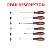 Phillips Slotted Flat Head Hex Driver Set (6)