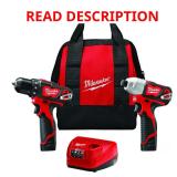 Milwaukee M12 Drill & Impact Kit