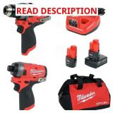 Milwaukee 2598-22 M12 Drill & Impact Kit