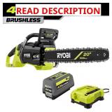 40V HP Brushless 20 in Chainsaw w/8Ah Battery