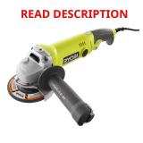 RYOBI 7.5 Amp 4.5 in. Corded Angle Grinder