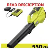 40V Cordless Blower, 120 MPH, 550 CFM