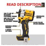 DEWALT ATOMIC 20V MAX 3/8 in. Cordless Wrench