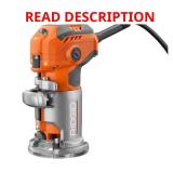 RIDGID 5.5-Amp Compact Router Fixed-Base