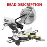 RYOBI 15A 12" Corded Miter Saw